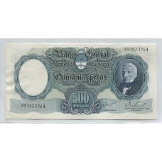 ARGENTINA COL. 522a BILLETE DE $ 500 SAN MARTIN BOT 2122